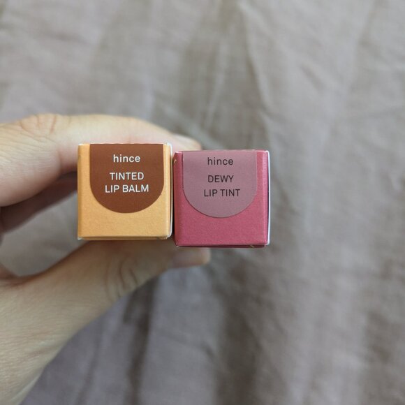 Hince Makeup Set Ivory Pouch, Mood Enhancer Lip Glow & Water Liquid Glow NIB - Picture 4 of 12